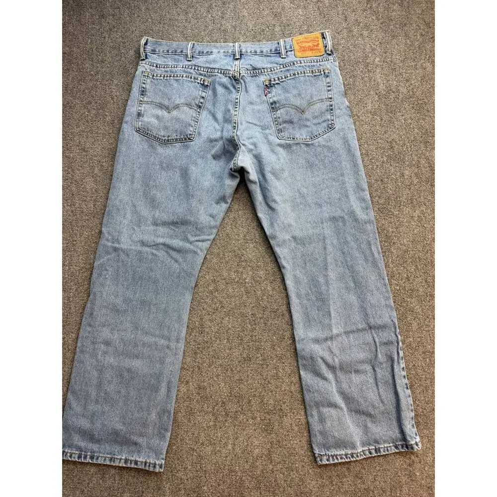 Levi's 517 Men's Jeans 40x30 Light Wash Blue Denim Bootcut 100% Cotton